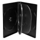Pack 5 MediaRange estuche DVD para 6 discos, 22mm, Negra