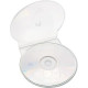 Shellcase para 1 disco, con orificio para carpeta de anillas, transparente