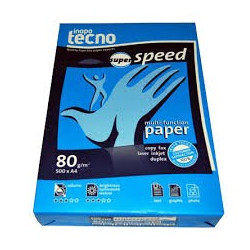 Inapa Resma 500hrs Papel A4 80g Tecno Super Speed