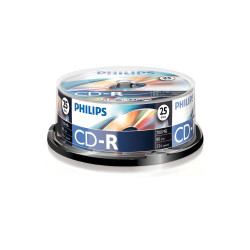 Philips CD-R 80Min 700MB 52x Tarrina 25 uds