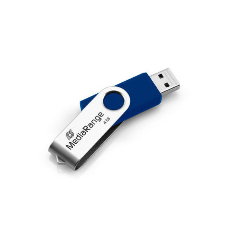 Pendrive 4GB Mediarange- Azul