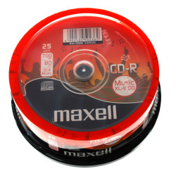 Maxell CD-R Music, terrina  25 uds