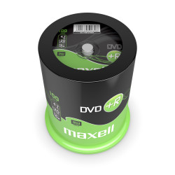 Maxell DVD+R 4,7gb, tarrina 100 uds