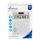 MediaRange Calculator with tax function, 12-digit LCD, solar and battery powered