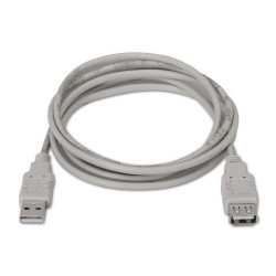 Cable Extension USB 2.0 - Tipo A Macho a Tipo A Hembra - 1.0m