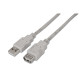 Cable Extension USB 2.0 - Tipo A Macho a Tipo A Hembra - 1.0m