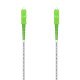 Cable Fibra Optica Latiguillo G657A2 3.0 9/125 SMF Simplex CPR Dca LSZH - SC/APC-SC/APC - 10M