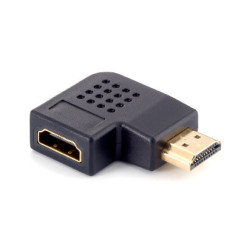 Adaptador HDMI Tipo A Macho a HDMI Tipo A Hembra en Angulo
