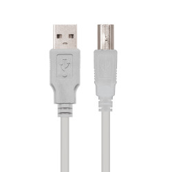 Cable de Impresora USB-A 2.0 Macho a USB-B Macho 4.50m