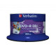 Verbatim DVD+R Doble Capa 8.5GB 8X WIDE PRINTABLE NO ID SURFACE Cake 50