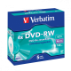 Verbatim DVD-RW SERL 4.7GB 4X MATT SILVER SURFACE Jewelcase Pack 5