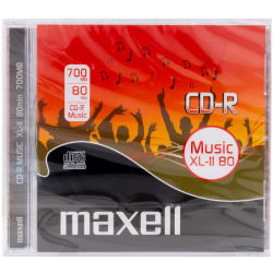 Maxell CD-R 80 Audio Music PRO, Jewelcase, Pack 10