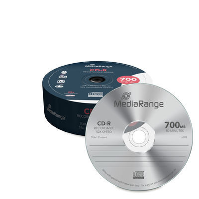 MEDIARANGE MR201 CD-R 700Mo 25piÃ¨ce(s) CD vierge