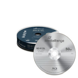 MediaRange BD-R Dual Layer 50GB 6x, Tarrina 10