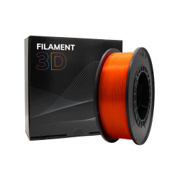 Filamento 3D PLA - Diametro 1.75mm 1kg Laranja Fluorescente