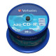 Verbatim CD-R AZO 700MB 52X Superficie de Cristal, Tarrina 50