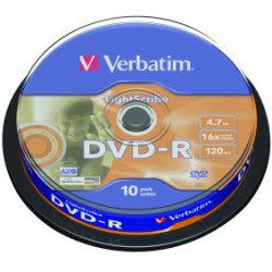LIGHTSCRIBE DVD-R AZO 4.7GB 16X Verbatim Cake 10