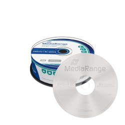 DVD+R Doble capa Mediarange 8.5GB 8x, Tarrina 25