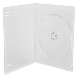 7mm Caixa DVD Slim para 1 disco transparente