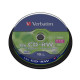 Verbatim CD-RW SERL 700MB 12X SCRATCH RESISTANT SURFACE Cake 10