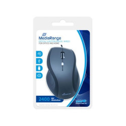 MediaRange Optical 5-button mouse, com fio, Black/Grey